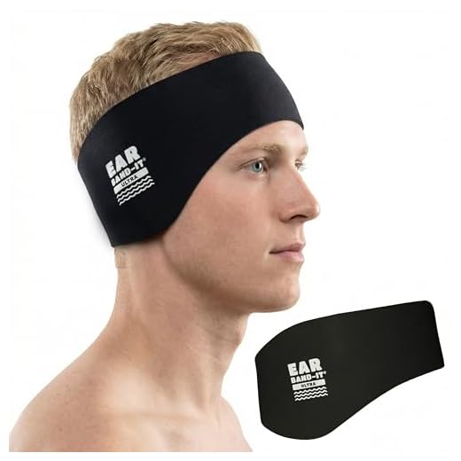 EAR BAND-IT Ultra Swimming Headband - Best Swimmer's Headband - Keep Water Out, Hold Earplugs in - Doctor Recommended - Secure Ear Plugs - Invented by ENT Physician - Large (See Size Chart)
