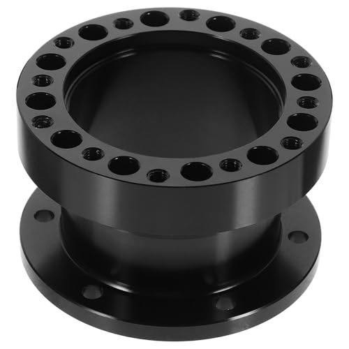 PLAFOPE アルミ合製ステアリングホイールスペーサー 拡張パッド設計で快適グリップ 簡単取付 車用ハンドルハブアダプター汎用