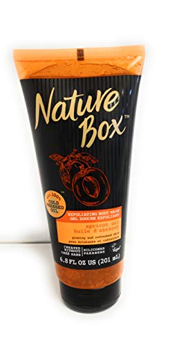 Nature Box Exfoliating Body Wash - For Refreshed Skin, With 100% Cold Pressed Apricot Oil, 6.8 Ounces #TOP24