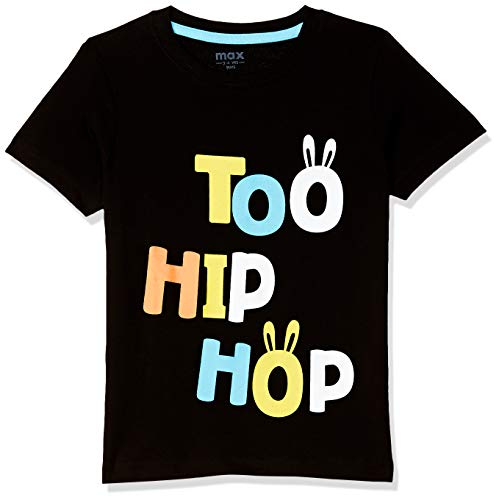 Image of Max Boy's Solid Regular Fit Tshirt