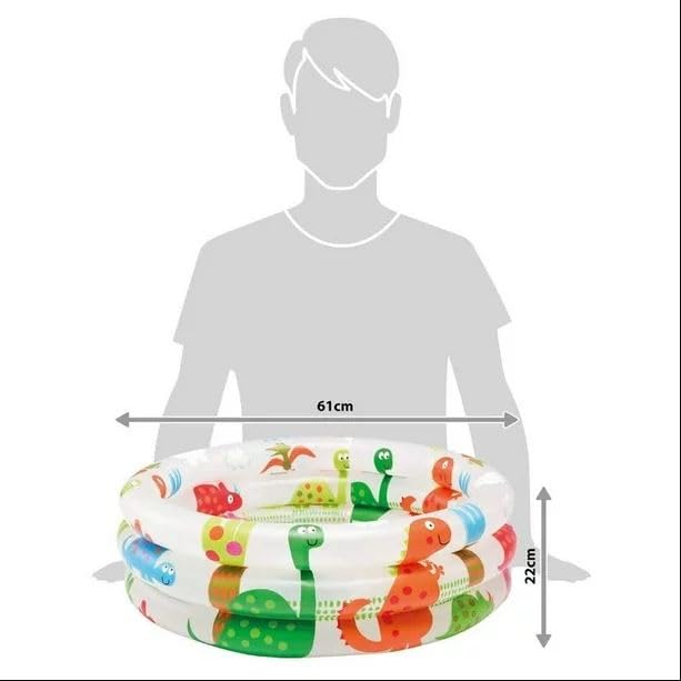 Image of Inflatable Pools Multicolor for Bath and Swimming Provides Fun and Enjoyment with Pure Comfort and Entertainment to Children and Kids (2 FT Print)