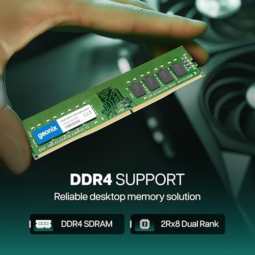 Image of Geonix 16GB DDR4 Desktop RAM 3200 Mhz, 5 Years Warranty