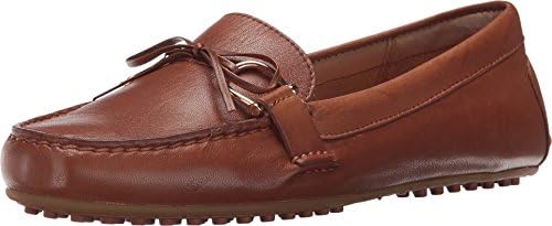 Lauren Ralph Lauren Briley Moccasin Loafer Deep Saddle Tan Super Soft Leather 7 B (M)