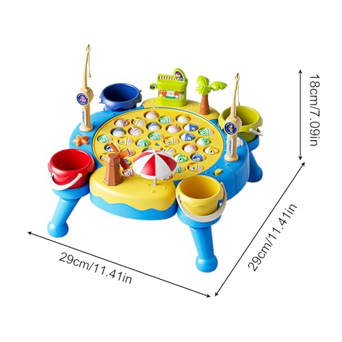 Jeu de pêche magnétique électrique pour enfant de 3 ans et plus