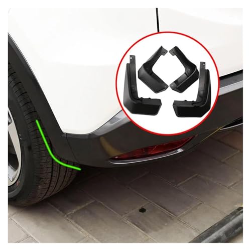 Guardabarros para coche HR-V y Vezel de 2014 a 2021, juego completo de 4 piezas 2
