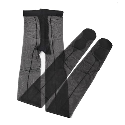 Image of Womens Back Seam Tights 20 DEN Tights with Back Seam Seamed Pantyhose Black Sheer Nylon Pantyhose Stockings
