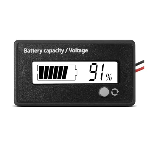 DC 12V 24V 36V 48V 60V 72V StJ[gobe[Q[WAA[AtgݒAI/It{^tobe[eʃ[^[CWP[^[(White)