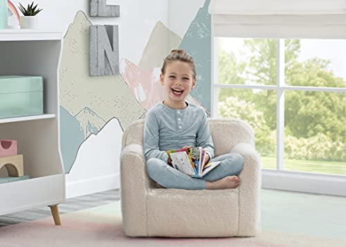 Image of Delta Children Cozee Sherpa Chair, Cream