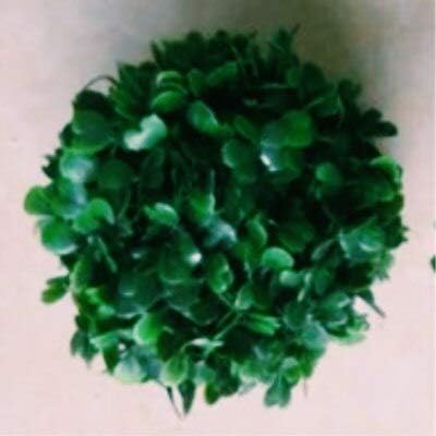 Simulation Plastic Plant Green Grass Ball Ornament Wedding Garden Party Decoration Artificial Flowers DIY Ball Many Size - (Color: 13cm)