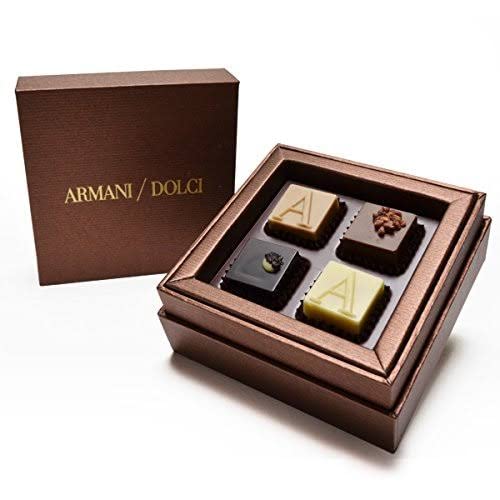 有名チョコレート新品未開封・バレンタイン・ホワイトデー　ARMANI DOLCI Amazon.co.jp: アルマーニ ドルチ チョコレート プラリネ 4個入り