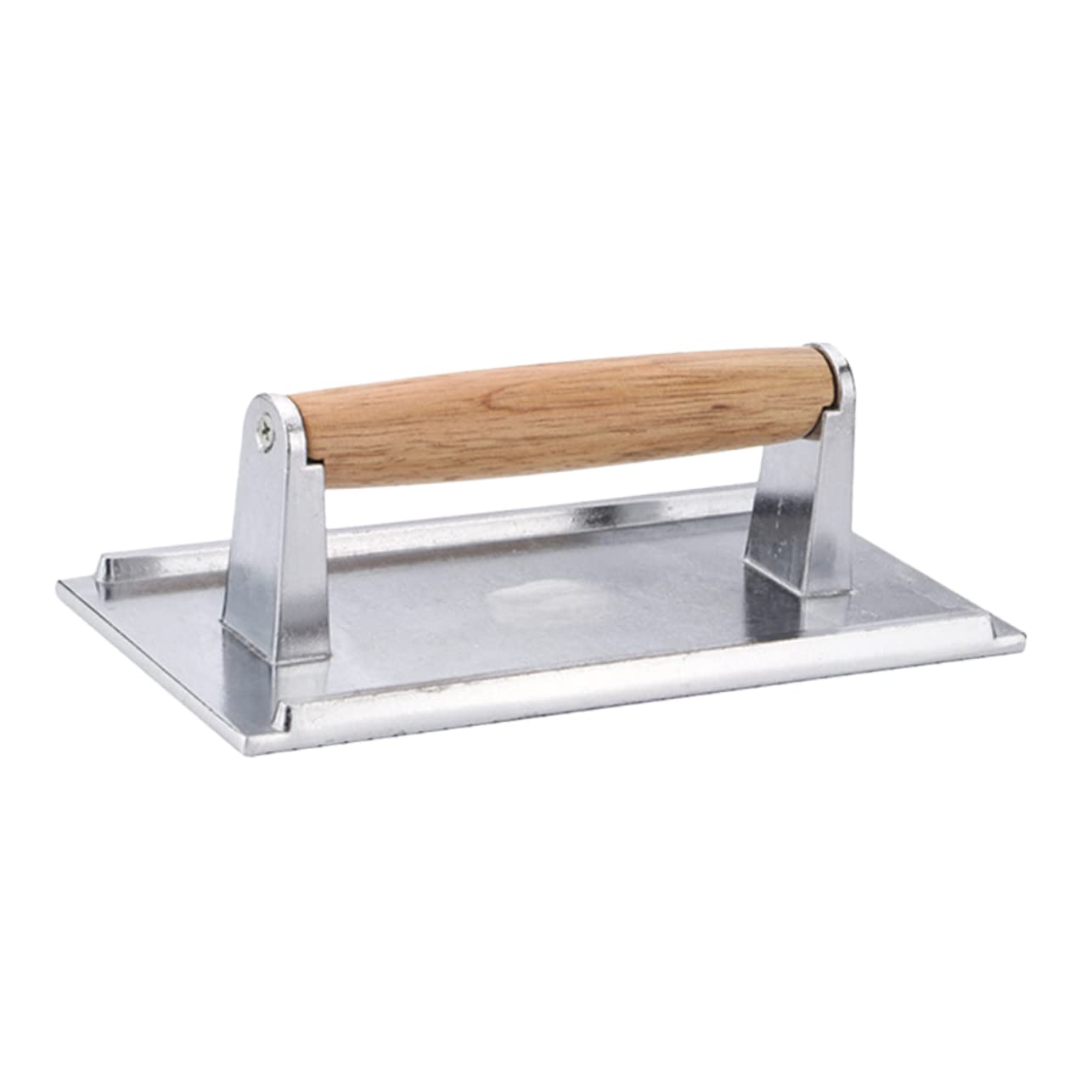 KONTONTY Manual Aluminum Burger Press Portable Meat Press Tool for Patties Grill Press for Homemade Burgers Easy to Use Kitchen Essential