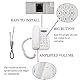 Schnurgebundenes Telefon mit großer Taste ，Home Hotel Freisprechen Langlebiges Telefon Büro Festnetztelefon mit Speicherschutz/Wandmontage/Lauter Klingelton für Senioren, ältere Menschen (Weiß)