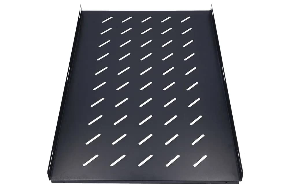 Étagère spécialement conçue pour Armoire en Rack 1U, Armoire réseau 19", Profondeur 1000 mm, pour armoires Debout, Montage Facile, Ventilation Passive, Charge maximale 20 kg, pour Armoire Serveur et