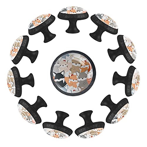Boutons de tiroir renard pour crèche et commode enfant de 35 mm - 2