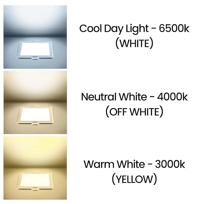 Image of SYSKA (RDL-S-15W-6500K Cool White Color Temperature Downlight with Ultra Slim Design Pack of 1