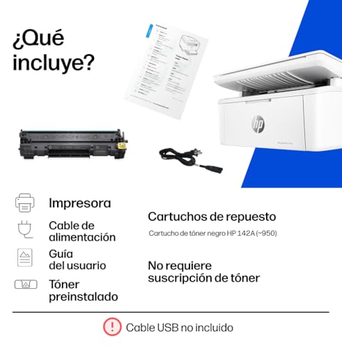 Miniatura 9 de Hp Laserjet M140w 7md72f, Impresora Láser A4 Multifunción Monocromo A Doble Cara Manual, Escaner, Copiadora 20ppm, Wi-Fi, Wi-Fi Direct, Usb 2.0, Procesador 500mhz, Memoria 64mb,Hp Smart App Blanca
