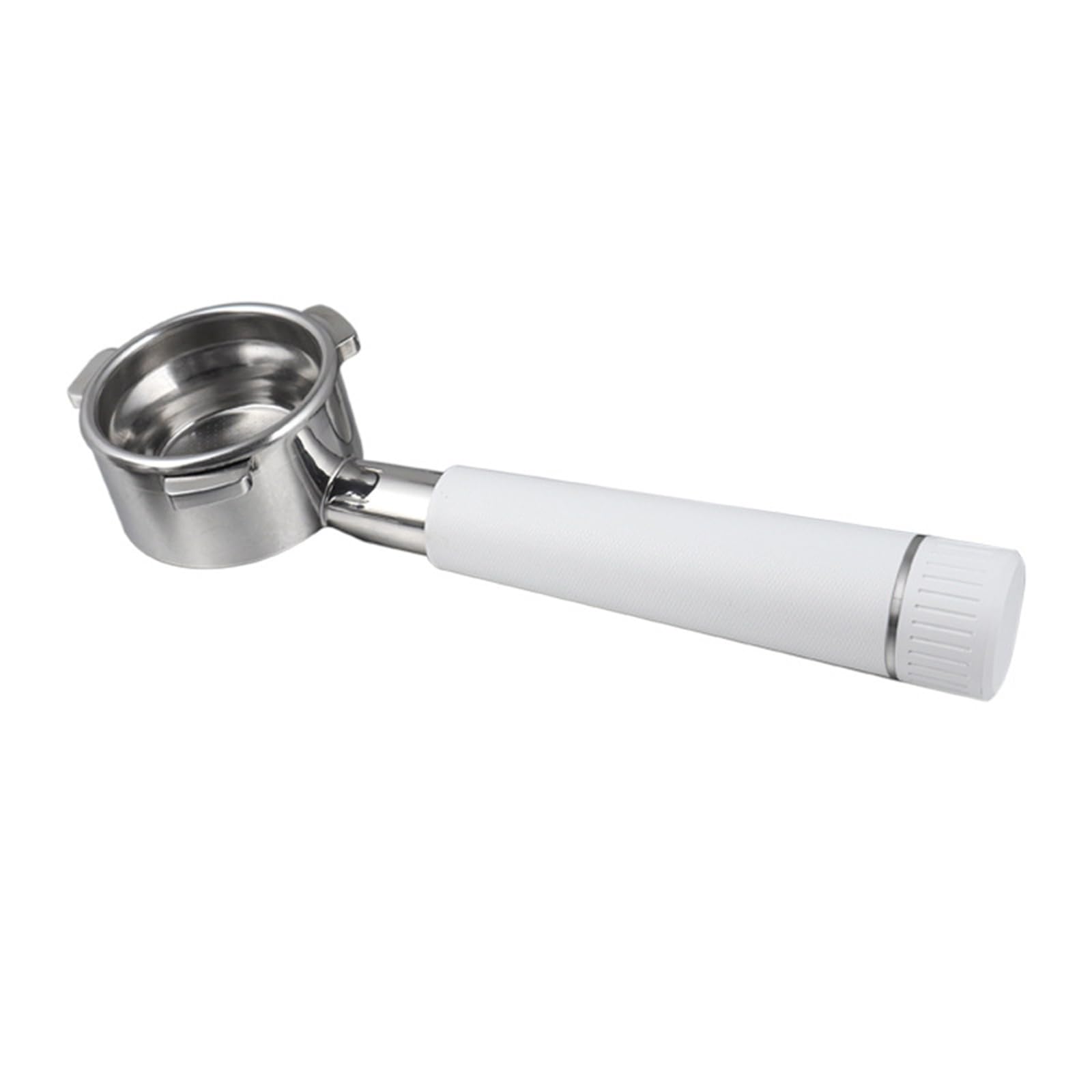 Kalttoy Portafilter Filter Handle Bottomed Fit for Breville8 Series 870/880 / 875/878 Espresso Machine Accessories Long Service Life Practical and Easy to Use Fine Coffee Machine Accessories