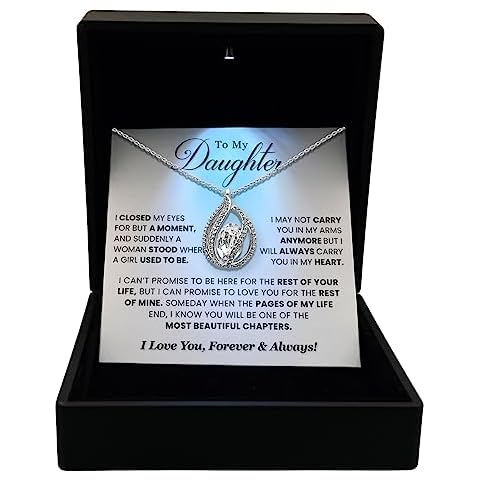 TRYNDI To My Beautiful Daughter Necklace Cover