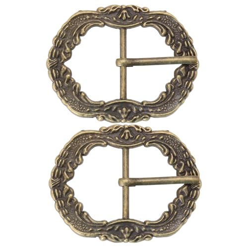 Boucles de ceinture vintage SG Store en métal pour couture de ceintures et vêtements