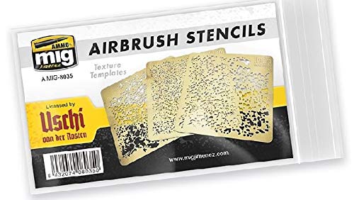 GIM MIG8035 AIRBRUSH STENCILS
