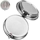 OSALADI Caja Organizador De Tesoros Joyero Religioso Rosario Primera Comunion Estuche Extension Ventilador Techo Pequeño Rosario Pin Vitrina Titular Del Collar Aleación De Aluminio Broche