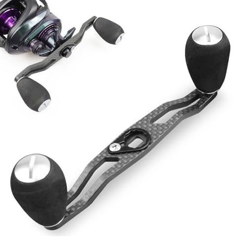 UCCKEYI EVA Carbon Fiber Baitcaster Reel Handle Compatible with TATULA ZILLION HLC R CT HD SV TWS