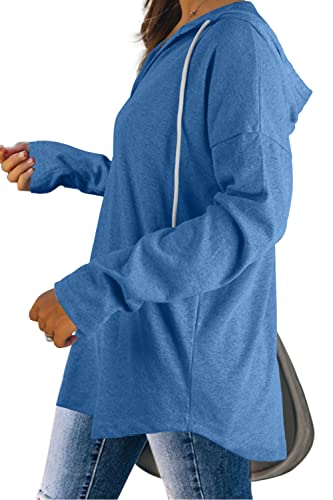 Image of Bofell Womens Fashion Tops Hoodies for Women Pullover Oversized Sweatshirts Long SLeeve Shirts Loose Fit