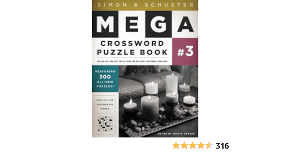 Simon & Schuster Mega Crossword Puzzle Book #3 (Volume 3 ...
