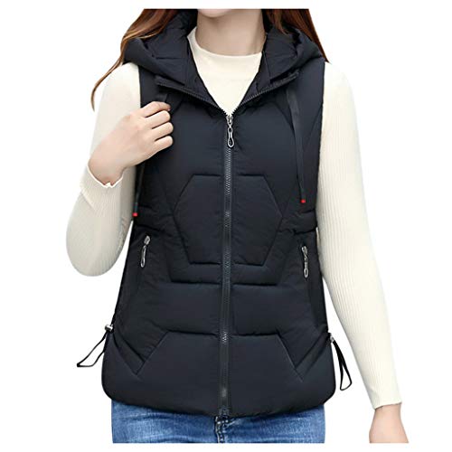 Stretch Jacket Sleeveless Vest Plaid Hem Drape Open Front Cardigan Long Vests Sleeveless Draped Lightweight Open Front Cardigan Layering Vest with Side Pockets Buttone Vest Jacket Chest Flap Pockets