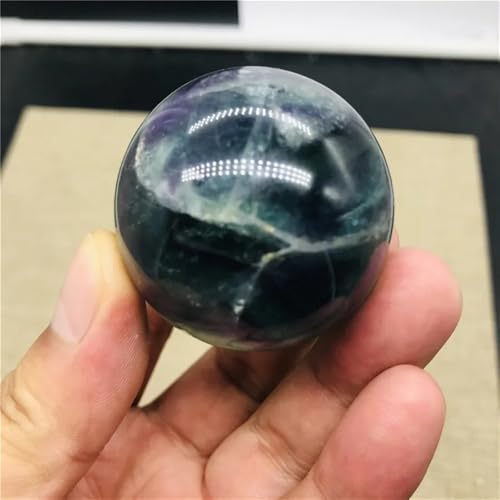 Sphère de fluorite en quartz de qualité supérieure taillée à la main - 3