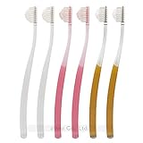 奇跡の歯ブラシ (クリア・ピンク・ゴールド各2本)