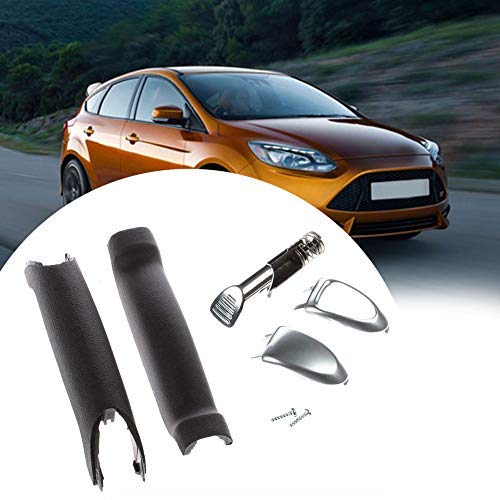 xiegons0 Coche Freno de Mano Kit Reparación para Ford Galaxy S-MAX, 1774992 Aparcamiento Agarre Herramientas, con Mecánico Tacto Suave - Negro, Free Size Cover