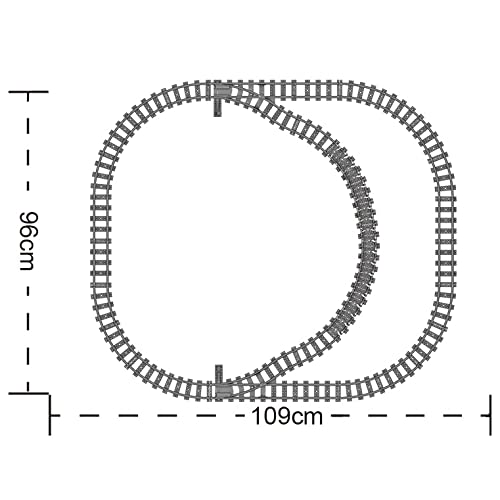 FunTomia Kazi Elektrische spoorweg - klembouwstenen constructieset 98226 - zwart turquoise - Image 5