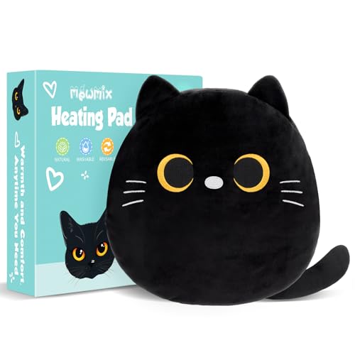 Katzen Mikrowelle Heizdecke für Schmerzlinderung, Heizkissen Kuscheldecke für Krämpfe, Warmies Wärmekissen Nacken Rücken Schulter Bauch,...