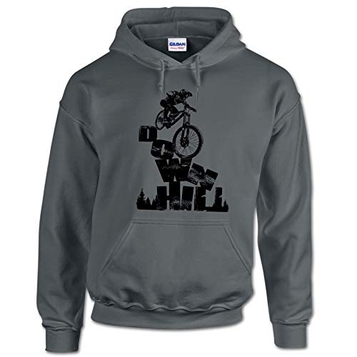 Bang Tidy Clothing Mountain Biking MTB Bike Hoodie - Biker Cycling Gifts Personalized - Downhill Char-M
