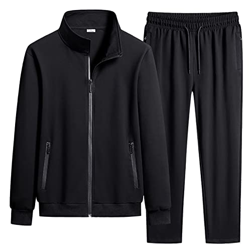 Costume Homme Business Casual noir ensemble deux pièces veste manches longues XXXL