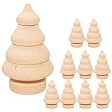 Arbre de noël à peindre pour enfants : l'arbre de noël en bois massif non fini est prêt et vous pouvez le peindre, le colorier, le décorer ou le finir, embryon d'arbre de noël en bois