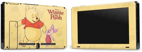 Skinit Decal Gaming Skin Compatible with Nintendo Switch Bundle - Officially Licensed Disney Winnie The Pooh and Piglet Design