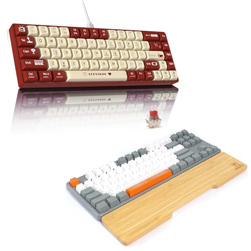 MAMBASNAKE×AJAZZ AK680 �Q�[�~���O�L�[�{�[�h���b�h�i �Ԏ��j��MAMBASNAKE WZ01 ���X�g���X�g�̃Z�b�g