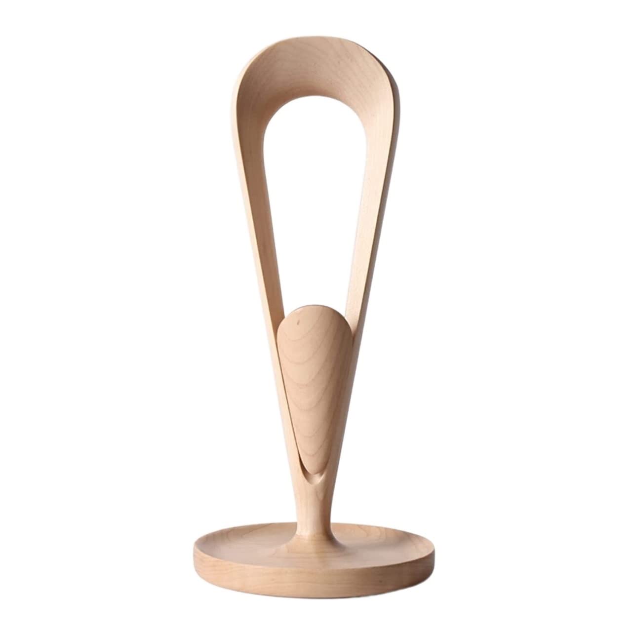 MRKU Soporte para Auriculares, Gancho para Auriculares, Colgador de Escritorio de Madera con enrollador de Cables, Madera Maciza para Todos los Accesorios de Escritorio para Juegos.