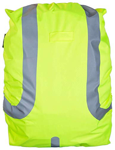 Safety Maker Reflective Backpack Cover Water-Resistant Yellow 45 L, 45L