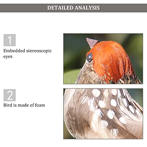 Oiseaux de simulation colorés pour embellir votre décoration de printemps - 8