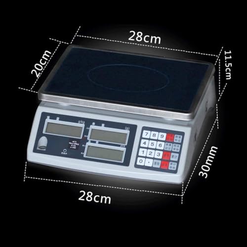 Báscula electrónica industrial precisión 0.1g 30kg miniatura 4