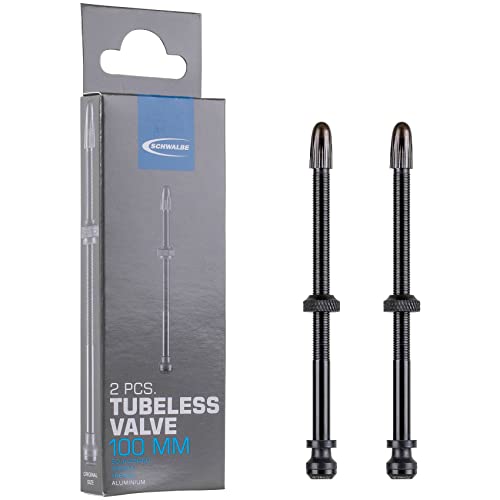 Valvola tubeless Schwalbe negra universal para llantas de bicicleta 3