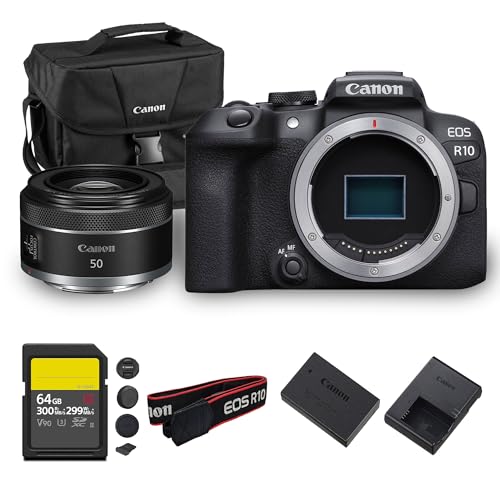 Canon EOS R10 Mirrorless Camera Kit with 50mm Lens