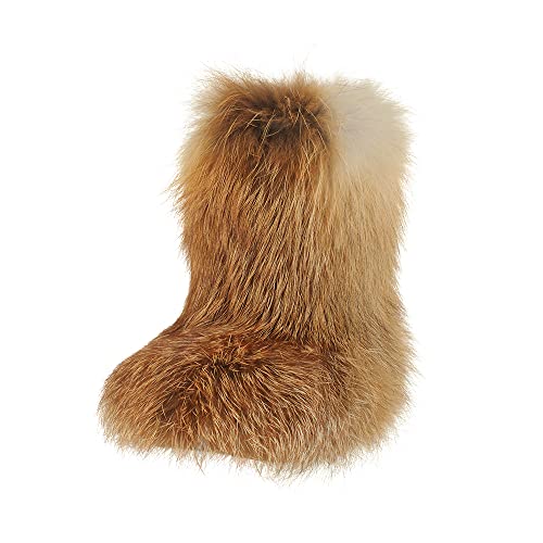 Boy's fox winter boots,red fox fur toddler boots, unisex snow boots, kids mukluks, yeti boots for kids, children winter shoe, kids boots2