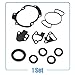 X AUTOHAUX Timing Cover Gasket and Seal Set 67828 448924 for Chevy Equinox 3.0L 2010-2012 for GMC Acadia 3.6L 2007-2016 Rubber Stainless Steel