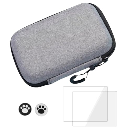 Ksikdeg Protector Case for R36S R35S K36 Handheld Game Console Scratchproof Travel Carry Case with Joysticks Caps & Screen