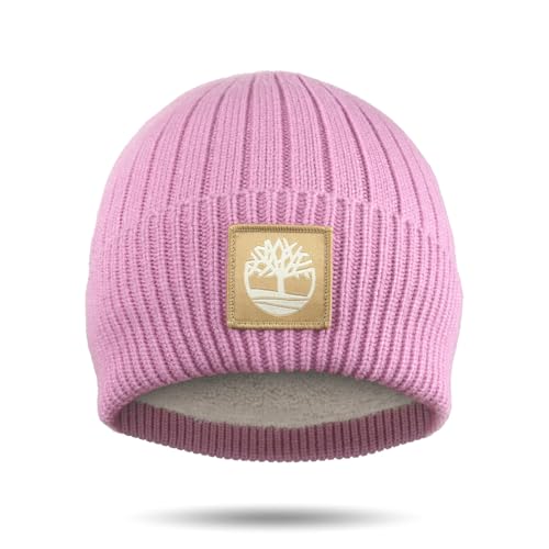 Timberland Timberland Women’s Rib Core Beanie - Soft Knit Winter Hat, Stretch Fit, Ribbed Texture, Fold-Over Cuff for Cold Weather, Polignac, One Size