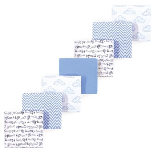 Image of Luvable Friends Little Treasure Flannel Receiving Blankets 7pk